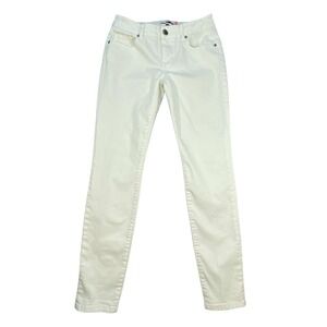 Cabi White Slimmie Jeans Womens Size 2 Slim Fit Stretch Denim 5088